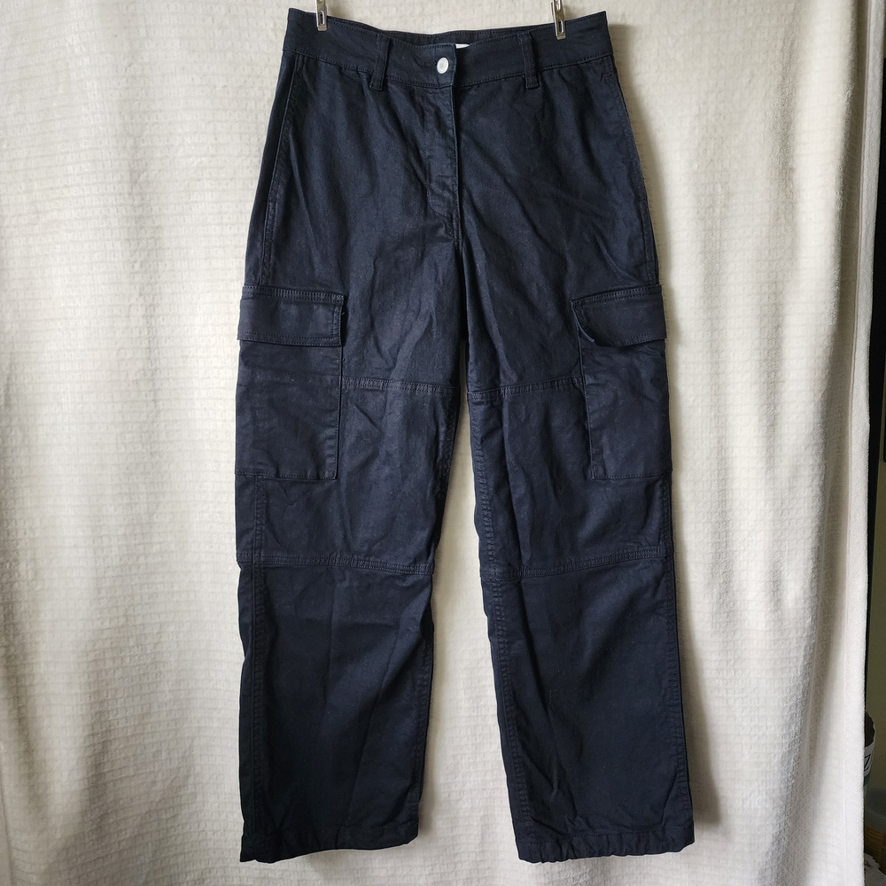 💙 OAK + FORT Black Cargo Pants - Picture 2 of 4